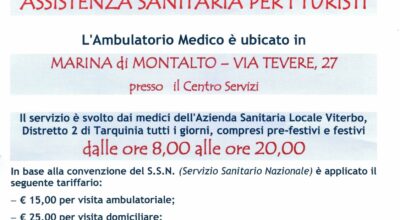 Apertura ambulatorio assistenza sanitaria turistica a Montalto Marina