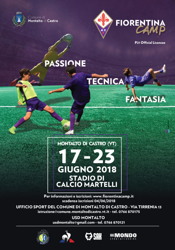 Prorogati i termini per l’iscrizione al Fiorentina Camp