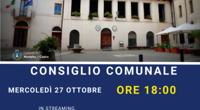 Convocazione Consiglio Comunale per il giorno 27 ottobre 2021