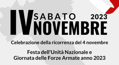 Montalto celebra il 4 novembre la giornata dell’Unità d’Italia e la festa delle Forze Armate